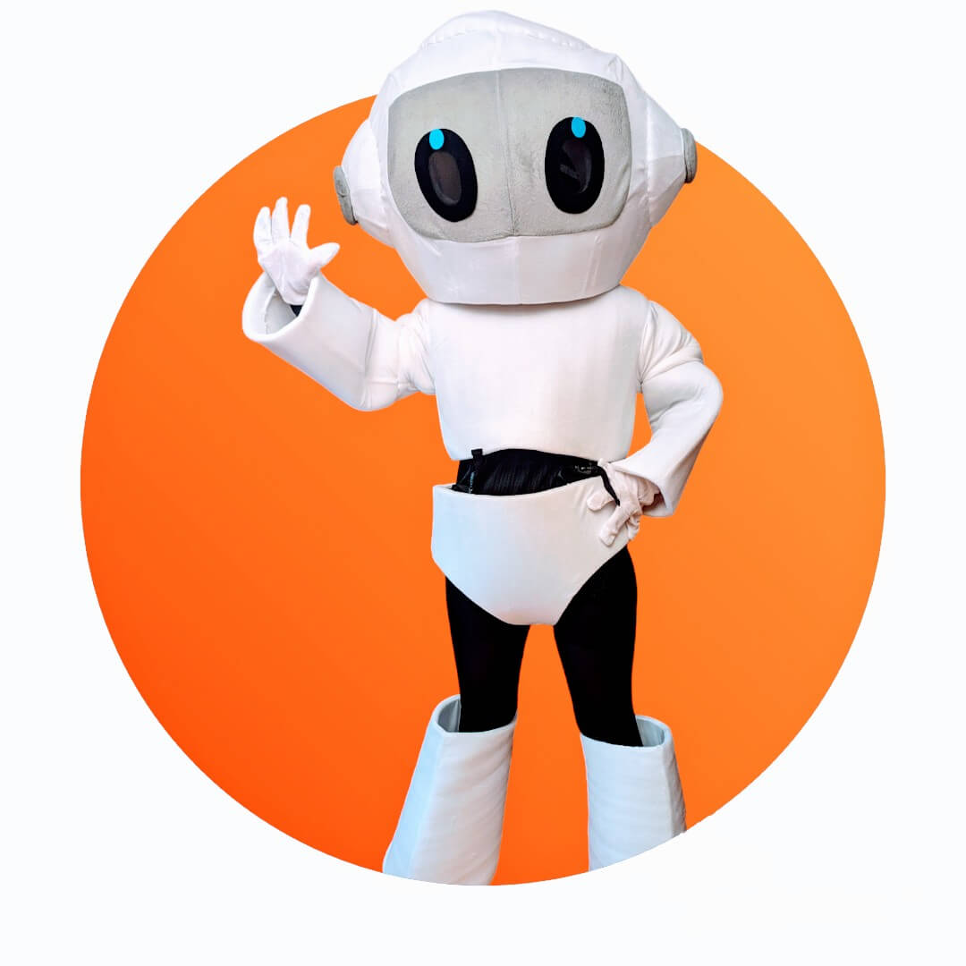 Roboti kostüüm 7 Maskotid